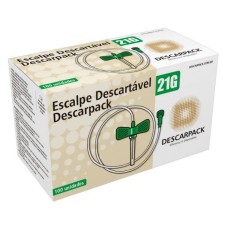 SCALP 21G COM DISPOSITIVO DE SEG DESCARPACK C/100 UNID