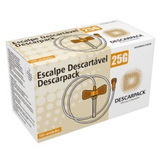 SCALP 25G COM DISPOSITIVO DE SEG DESCARPACK C/100 UNID